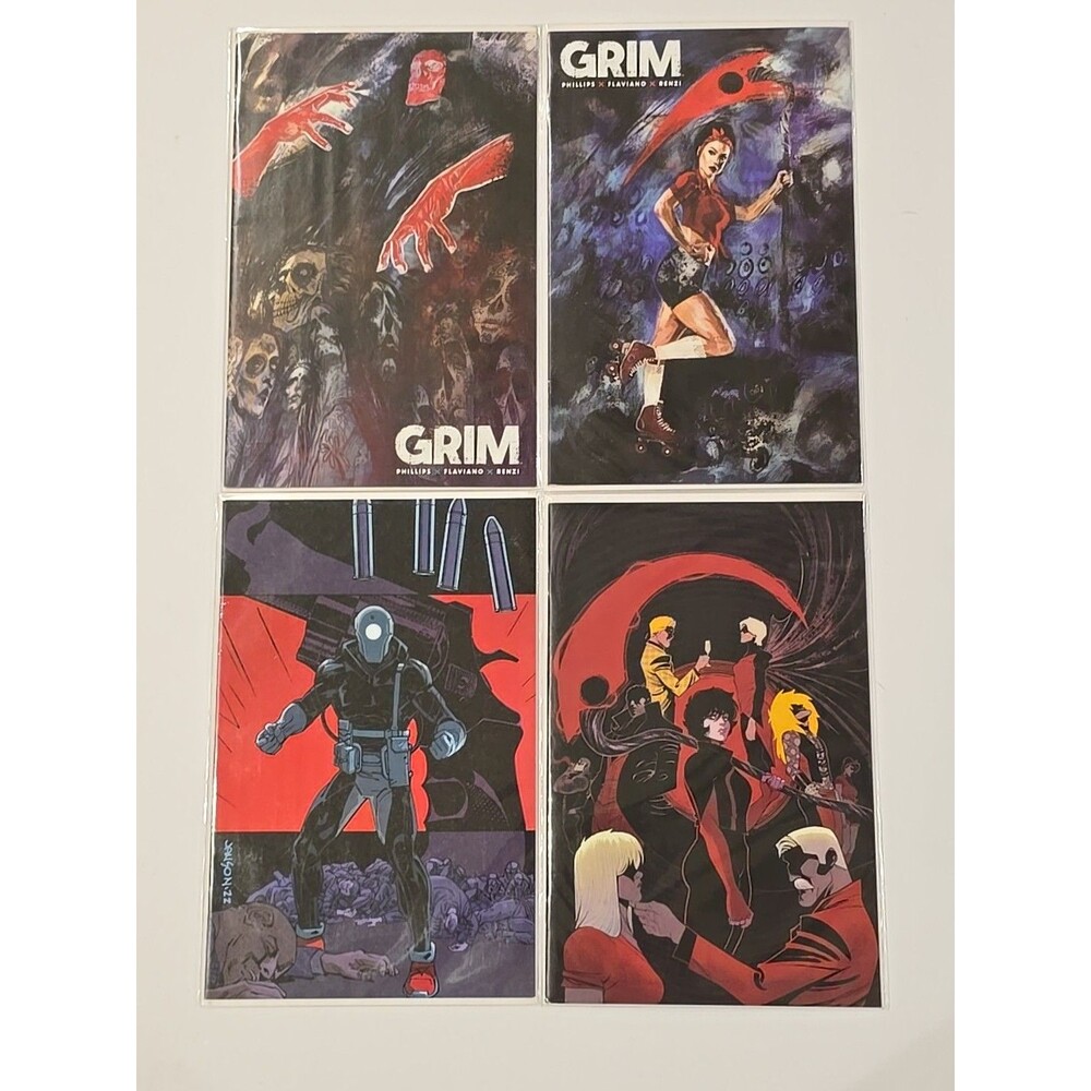 Grim Comic Book Lot 4 books: 5,11,12,14
